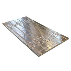 Płyta systemowa 25mm XPS do ogrzewania podłogowego 1250x600 BEFIRO ALU 10cm